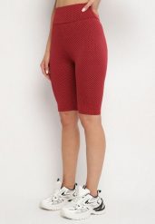 Czerwone Szorty Kolarki z Efektem Push-Up Briala. Czerwone spodenki sportowe damskie Born2be, m, bez wzorów. Za 29.99 zł.