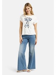 Milano Italy Koszulka w kolorze białym rozmiar: S. Białe koszulki damskie Milano Italy, s, bez wzorów, bez kołnierzyka, bez ramiączek. Za 126.99 zł.