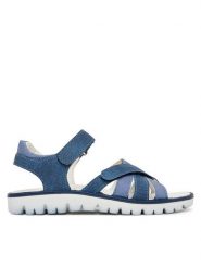 Primigi Sandały 1388933 D Granatowy. Niebieskie sandały dziewczęce Primigi, ze skóry, bez obcasa, bez zapięcia. Za 299.99 zł.