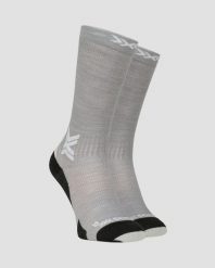 Skarpety X-Socks RUN DISCOVER MERINO CREW G701. Szare skarpetki damskie X Socks, bez wzorów, z wełny. Za 139.99 zł.