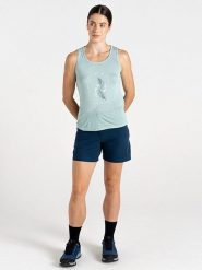 Dare 2b Top sportowy "Harmonic Vest" w kolorze turkusowym rozmiar: 34. Niebieskie koszulki sportowe damskie Dare 2b, bez wzorów, z wiskozy, bez ramiączek, outdoorowe. Za 41.59 zł.