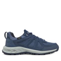 Trekkingi Jack Wolfskin. Niebieskie obuwie trekkingowe damskie Jack Wolfskin, bez zapięcia. Za 289.99 zł.