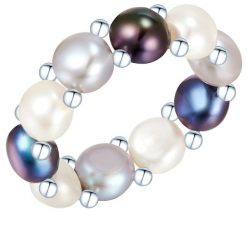 Valero Pearls Pierścionek z perłą srebro wysokiej próby Perła hodowlana słodkowodna srebrny Pierścionki 1 ct Damski. Szare pierścionki damskie Valero Pearls, z perłą, srebrne. Za 159.99 zł.