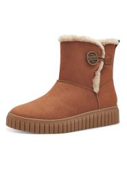 S.Oliver Botki w kolorze jasnobrązowym rozmiar: 40. Brązowe botki damskie S.Oliver, bez obcasa, bez zapięcia. Za 227.31 zł.