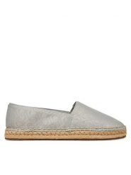 Calvin Klein Espadryle Flat Espadrille - Jacq HW0HW02467 Szary. Szare espadryle damskie Calvin Klein, bez wzorów, z materiału, bez obcasa. Za 219.99 zł.