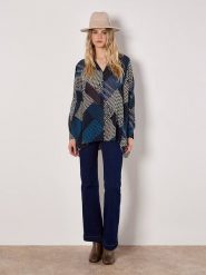 Apricot Bluzka w kolorze niebieskim rozmiar: S. Niebieskie bluzki damskie Apricot, s, bez wzorów, bez kołnierzyka, bez ramiączek. Za 65.85 zł.