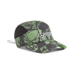 Czapka Puma MAPF1 Statement. Czarne czapki z daszkiem damskie Puma, bez wzorów. W wyprzedaży za 110.00 zł.