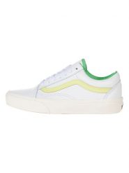 Vans Skórzane sneakersy w kolorze biało-żółtym rozmiar: 36,5. Białe obuwie sportowe damskie Vans, bez zapięcia. Za 145.26 zł.