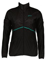 Asics Kurtka funkcyjna w kolorze czarnym rozmiar: XS. Czarne kurtki sportowe damskie Asics, xs, bez wzorów, z materiału, bez kaptura. Za 61.46 zł.