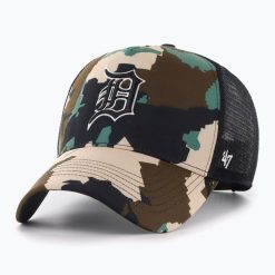 Czapka z daszkiem 47 Brand Detroit Tigers Digital Star Offside Dt. Brązowe czapki z daszkiem damskie 47 Brand, na zimę, bez wzorów. Za 129.99 zł.