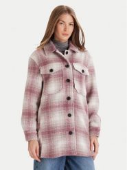 ONLY Kurtka koszulowa Catja 15360171 Różowy Loose Fit. Czerwone kurtki damskie Only, l, bez wzorów, z syntetyku, bez kaptura. Za 131.99 zł.