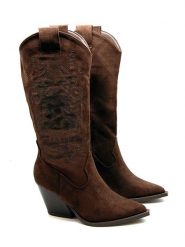 Bellucci Kozaki w kolorze brązowym rozmiar: 38. Brązowe kozaki damskie Bellucci, na zimę, bez obcasa, bez zapięcia. Za 173.99 zł.