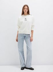 MAVI Bluza w kolorze białym rozmiar: XL. Białe bluzy damskie Mavi, xl, bez wzorów, bez kaptura. Za 139.95 zł.