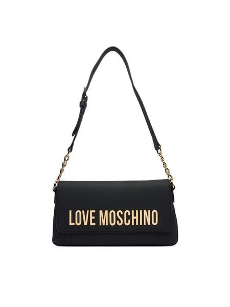 LOVE MOSCHINO Torebka JC4109PP1OKD0000 Czarny. Czarne torebki klasyczne damskie Love Moschino, ze skóry, bez dodatków. Za 809.99 zł.