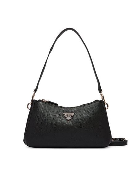 Guess Torebka Noelle II Mini HWZG96 72730 Czarny. Czarne torebki klasyczne damskie Guess, ze skóry, bez dodatków. Za 589.99 zł.