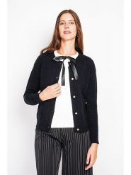 William de Faye Kardigan w kolorze czarnym rozmiar: 34. Czarne kardigany damskie William de Faye, bez wzorów. Za 105.38 zł.