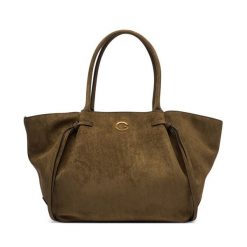 Torebka Guess. Brązowe shopper bag Guess, z aplikacjami, bez dodatków. Za 674.99 zł.