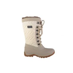 Buty zimowe damskie, CMP Nietos. Białe obuwie trekkingowe damskie CMP, z materiału, przed kolano, bez zapięcia. Za 314.99 zł.