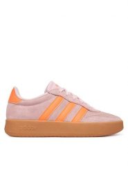 Adidas Sneakersy Barreda KI4218 Różowy. Czerwone obuwie sportowe damskie Adidas, ze skóry, bez zapięcia. Za 279.99 zł.