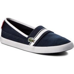 Tenisówki LACOSTE - Marice 118 1 Caj 7-35CAJ0017092 Nvy/Wht. Niebieskie buty sportowe dziewczęce Lacoste, z gumy. W wyprzedaży za 189.00 zł.