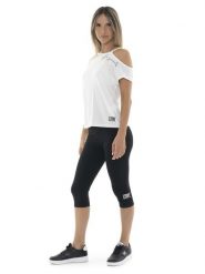 Legginsy na co dzień na siłownię. Czarne legginsy damskie LEONE 1947 APPAREL, xs, bez wzorów. Za 164.19 zł.