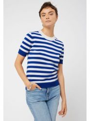 Rodier Kaszmirowy sweter w kolorze bialo-niebieskim rozmiar: 38. Białe swetry klasyczne damskie Rodier, z kaszmiru, bez kołnierzyka. Za 458.95 zł.