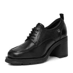 Półbuty G-Star Raw. Czarne półbuty damskie G-Star Raw, bez wzorów, bez obcasa, na obcasie, bez zapięcia. Za 299.99 zł.