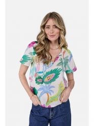 LIEBLINGSSTÜCK Bluzka "Marcellina" ze wzorem rozmiar: 38. Bluzki damskie LIEBLINGSSTÜCK, bez wzorów, z bawełny, bez kołnierzyka, bez ramiączek. Za 259.95 zł.
