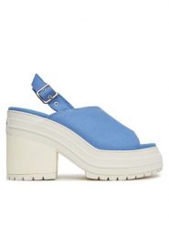 Converse Sandały Chuck 70 De Luxe Heel Sandal Platform A13810C Niebieski. Niebieskie sandały damskie Converse, bez wzorów, z materiału, bez obcasa, na słupku, bez zapięcia. Za 329.99 zł.