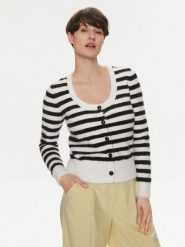 Morgan Kardigan 241-MANIS Biały Regular Fit. Białe kardigany damskie Morgan, l, bez wzorów, z syntetyku. Za 149.99 zł.