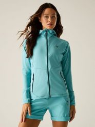 Dare 2b Kurtka funkcyjna "Nomadic" w kolorze turkusowym rozmiar: 38. Niebieskie kurtki sportowe damskie Dare 2b, bez wzorów, z materiału, bez kaptura. Za 135.81 zł.