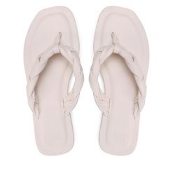 Japonki Jenny Fairy. Brązowe klapki damskie Jenny Fairy, bez wzorów, bez obcasa, bez zapięcia. Za 119.99 zł.