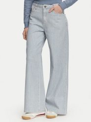 Guess Jeans Jeansy W6YA0O D1182 Niebieski Wide Leg. Niebieskie jeansy damskie Guess Jeans. Za 519.99 zł.