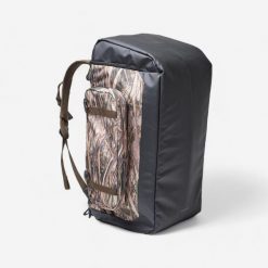 Plecak 90 l camo. Czarne plecaki SOLOGNAC, bez wzorów, z materiału. Za 549.99 zł.