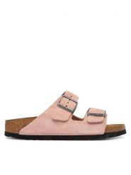 Birkenstock Klapki Arizona 1031651 Różowy. Czerwone klapki damskie Birkenstock, bez wzorów, ze skóry, bez obcasa, bez zapięcia. Za 509.99 zł.