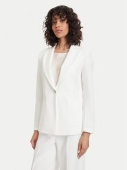 Maryley Marynarka 26EB187/43VA Kremowy Regular Fit. Białe marynarki i żakiety damskie Maryley, l, bez wzorów, z syntetyku. Za 409.99 zł.