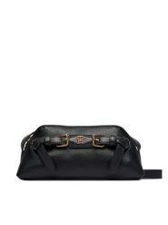 Tommy Hilfiger Torebka Th Buckle Micro Crossover AW0AW19511 Czarny. Czarne listonoszki damskie Tommy Hilfiger, bez wzorów, ze skóry, bez dodatków. Za 409.99 zł.