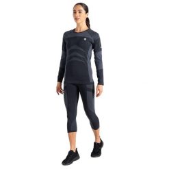 Legginsy Damskie In The Zone II Panel 3/4. Czarne legginsy damskie Dare 2b, xs, bez wzorów, z materiału. Za 149.99 zł.