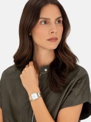 Liebeskind Zegarek kwarcowy w kolorze różowozłoto-białym rozmiar: onesize. Białe, analogowe zegarki damskie Liebeskind, ze stali. Za 347.81 zł.