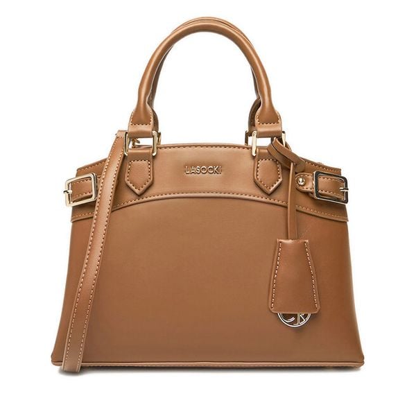 Torebka Lasocki. Brązowe torebki klasyczne damskie Lasocki, bez dodatków. Za 189.99 zł.