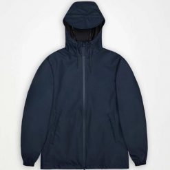 Kurtka RAINS 18370R Niebieski. Niebieskie kurtki damskie Rains, l, bez wzorów, z materiału, bez kaptura. Za 320.99 zł.