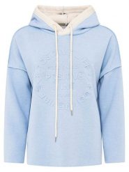 Zwillingsherz Bluza "Positive Mind" w kolorze błękitnym rozmiar: S/M. Niebieskie bluzy damskie Zwillingsherz, m, bez wzorów, z kapturem. Za 150.72 zł.