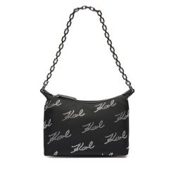 Torebka KARL LAGERFELD. Czarne torebki klasyczne damskie KARL LAGERFELD, bez dodatków. Za 549.99 zł.