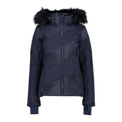 Damska kurtka narciarska CMP. Niebieskie kurtki damskie CMP, na zimę, bez wzorów, bez kaptura. Za 1,217.25 zł.