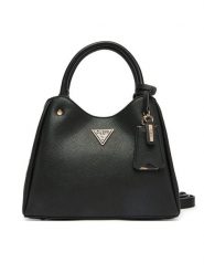 Guess Torebka Meridian II HWBG69 74050 Czarny. Czarne kuferki damskie Guess, z aplikacjami, ze skóry, bez dodatków. Za 639.99 zł.