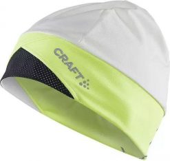 Czapka Craft Adv Lumen Fleece. Białe czapki damskie Craft, bez wzorów, z dżerseju. Za 145.15 zł.