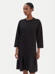 JOOP! Sukienka codzienna Tarika 10007096 Czarny Relaxed Fit. Czarne sukienki damskie Joop!, bez wzorów, z syntetyku, bez ramiączek. Za 739.99 zł.