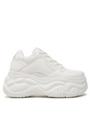 Buffalo Sneakersy Blader One 1630860 Biały. Białe obuwie sportowe damskie Buffalo, ze skóry, bez zapięcia. Za 379.99 zł.