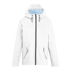 Damska Kurtka Bayletta Plain Waterproof Jacket. Białe kurtki damskie Regatta, bez wzorów, bez kaptura. Za 271.99 zł.