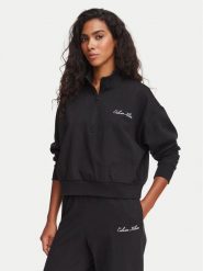 Calvin Klein Underwear Bluza LV00QS7685 Czarny Regular Fit. Czarne bluzy damskie Calvin Klein Underwear, xs, bez wzorów, z bawełny, bez kaptura. Za 289.99 zł.